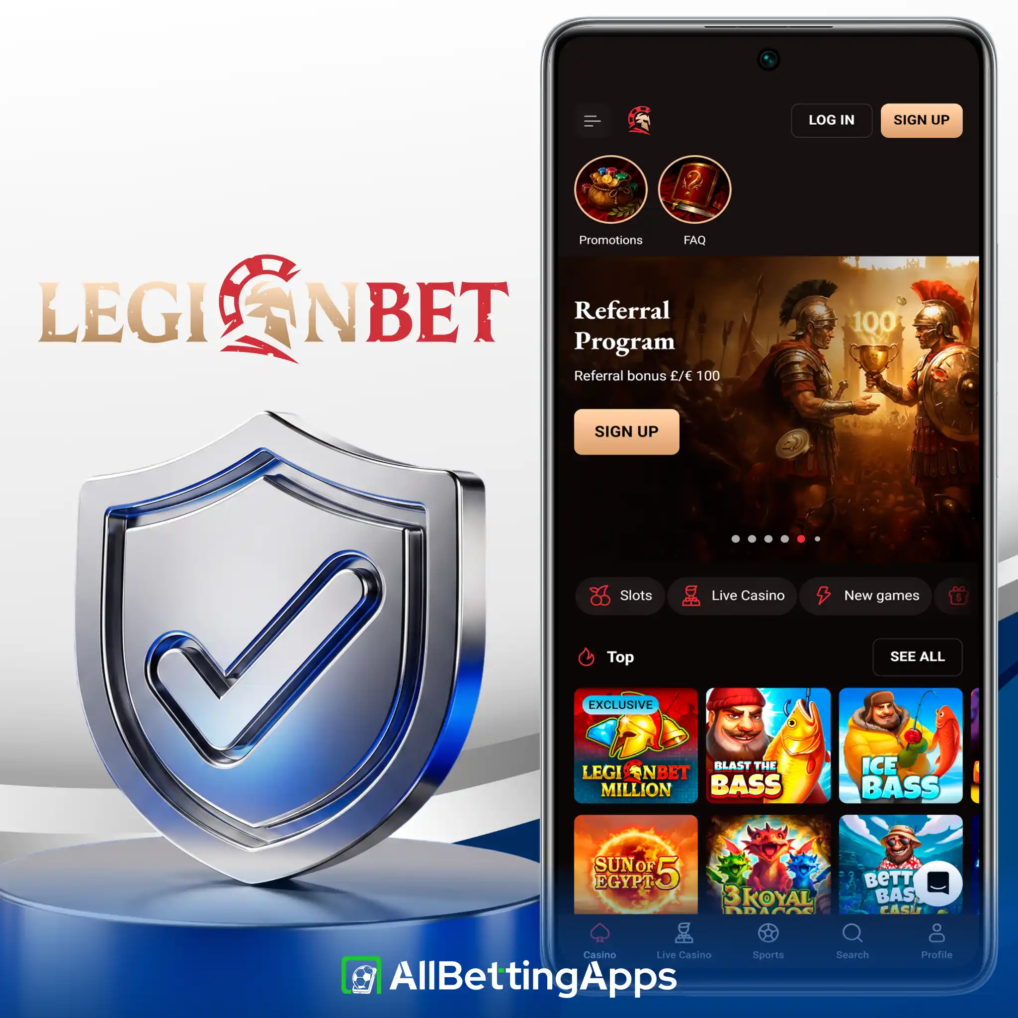 Verify genuine application details to ensure safe downloads from Legionbet.