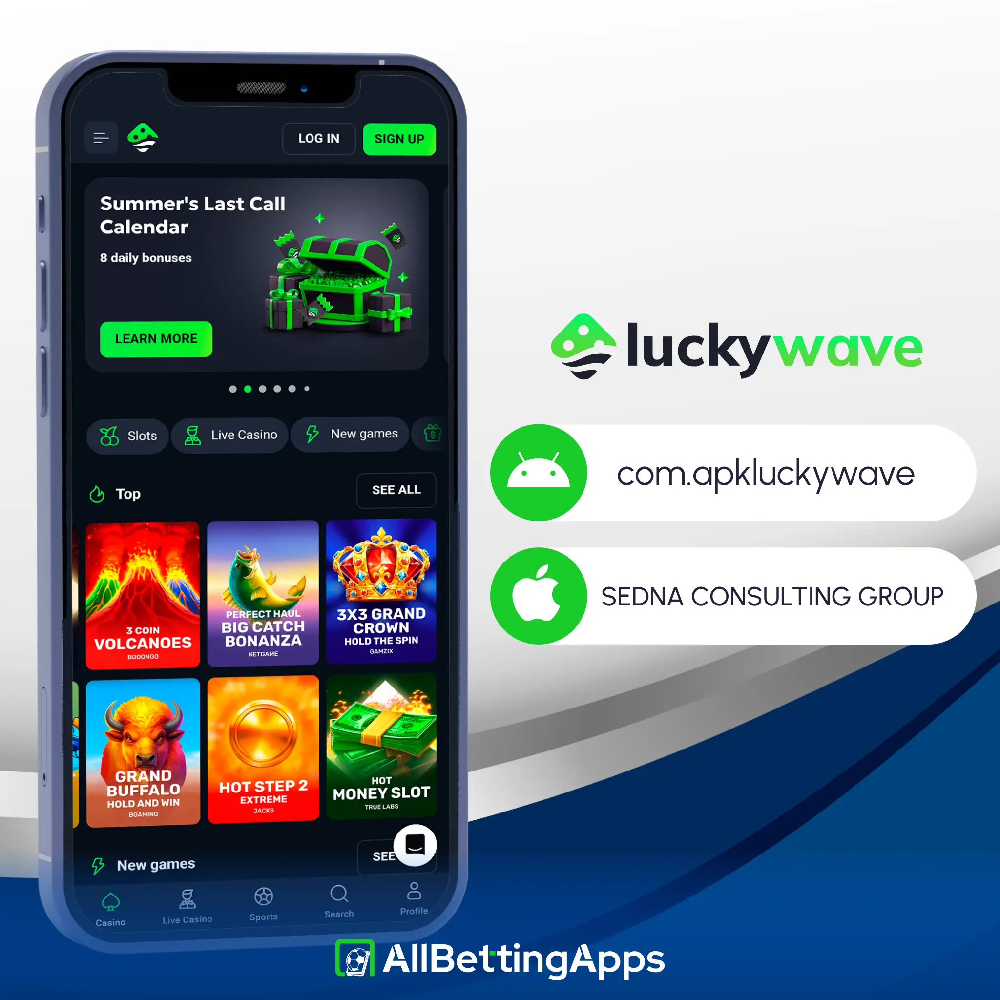 Verify genuine application details to ensure safe downloads from LuckyWave.