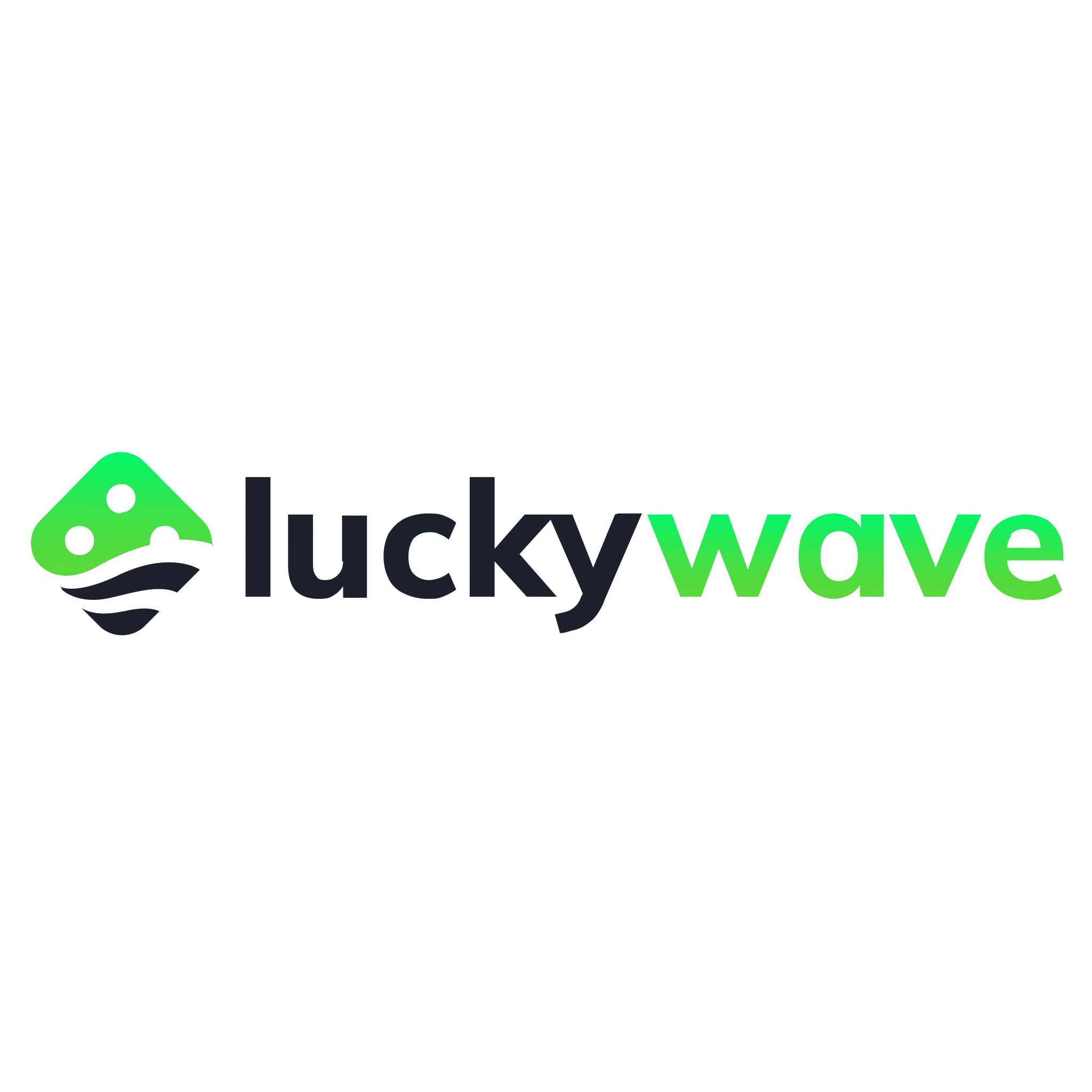 LuckyWave betting app logo.