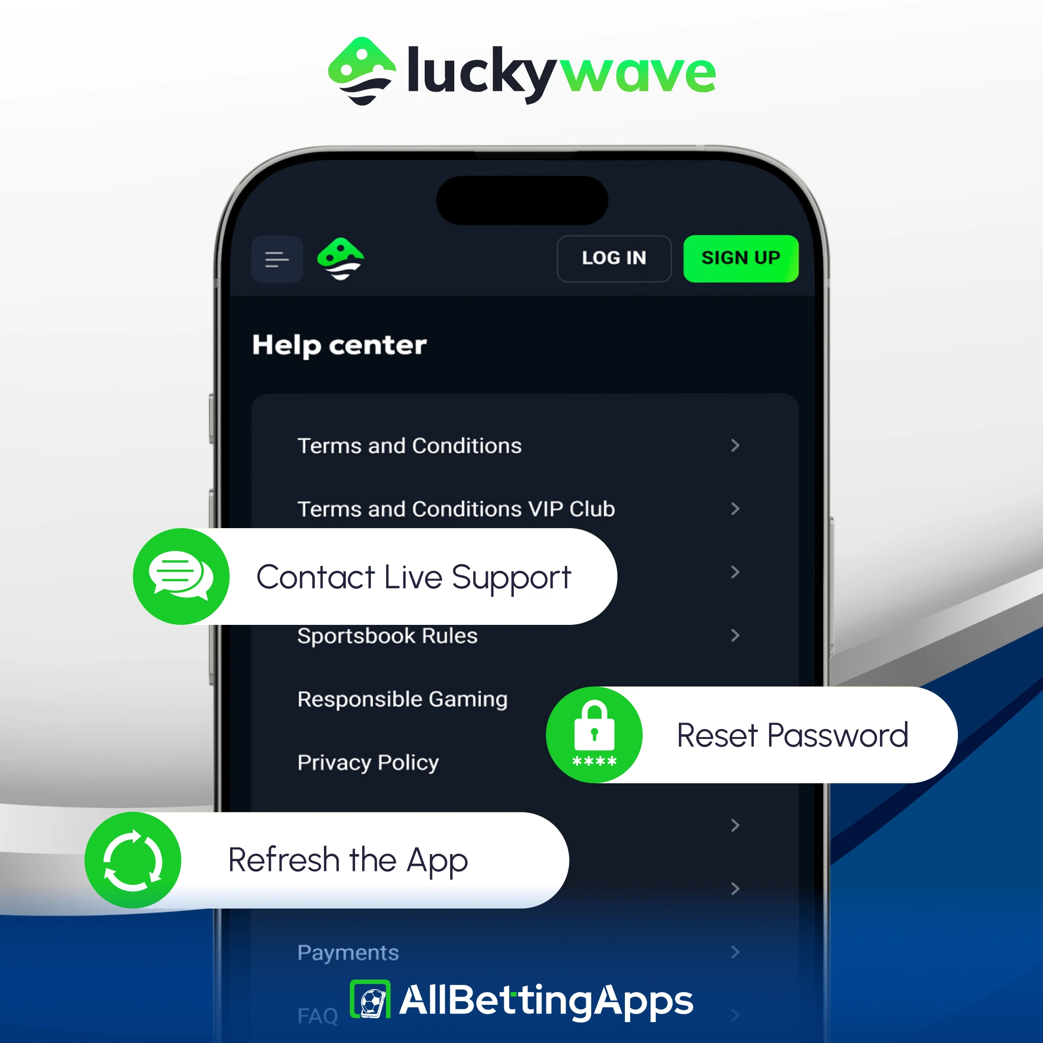 Fix technical app errors quickly using troubleshooting guides for LuckyWave.