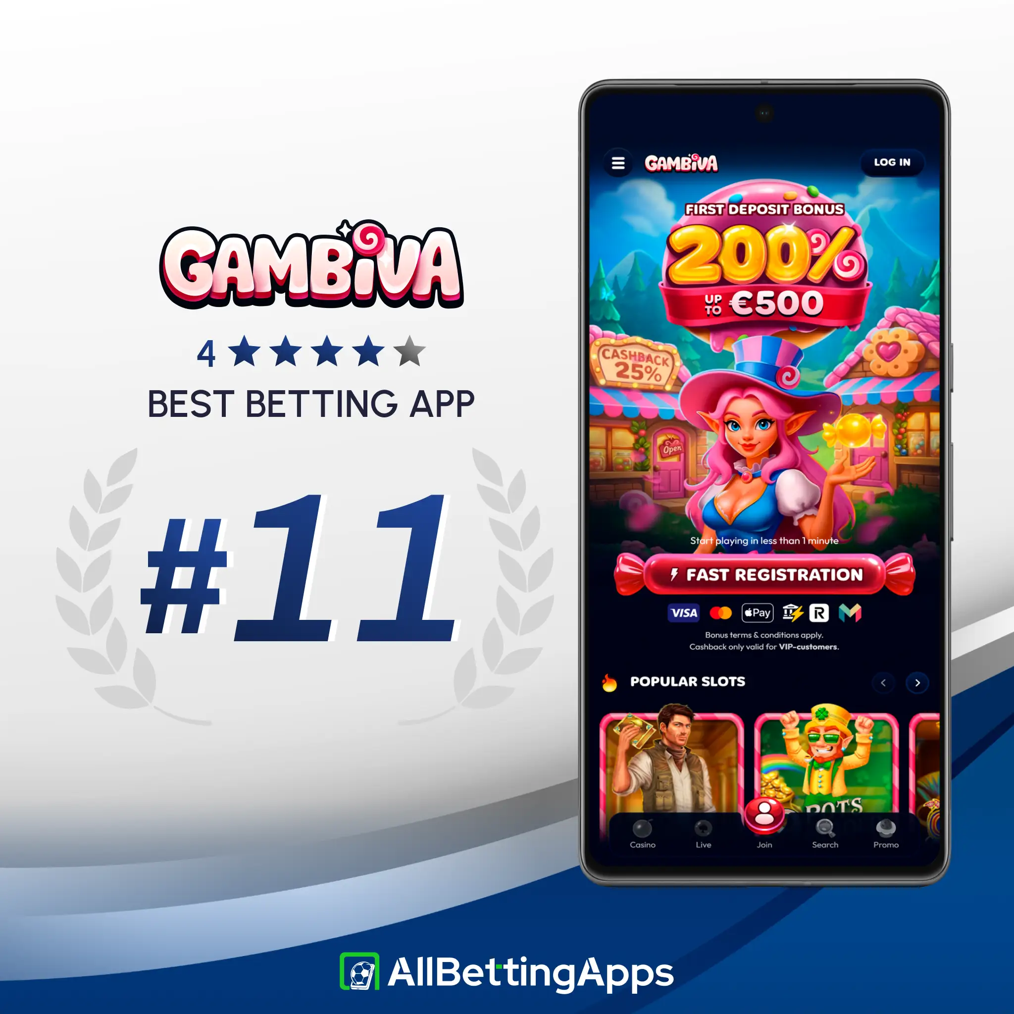 Compare Gambiva app betting tools on allbettingapps.