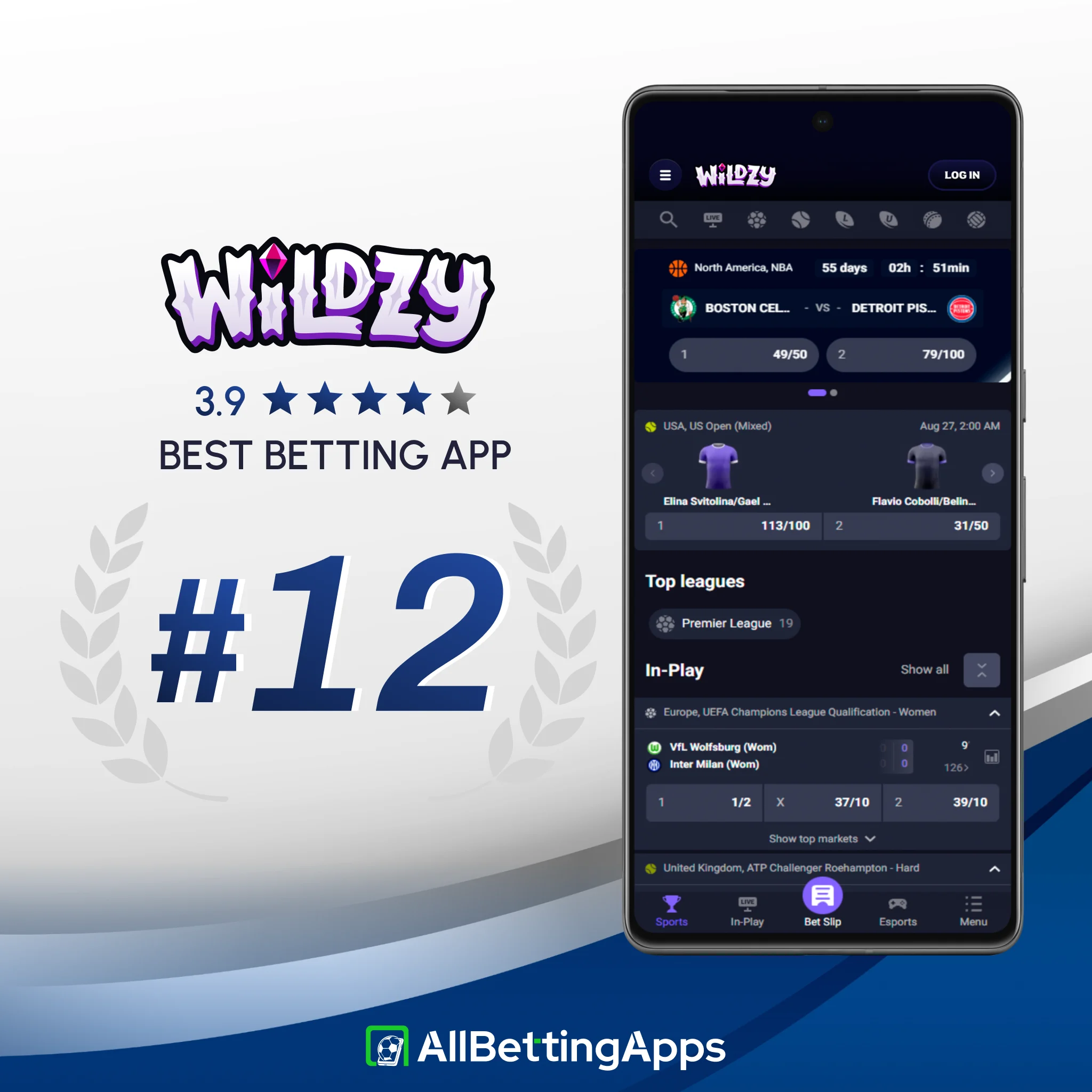 Discover Wildzy betting app offers on allbettingapps.