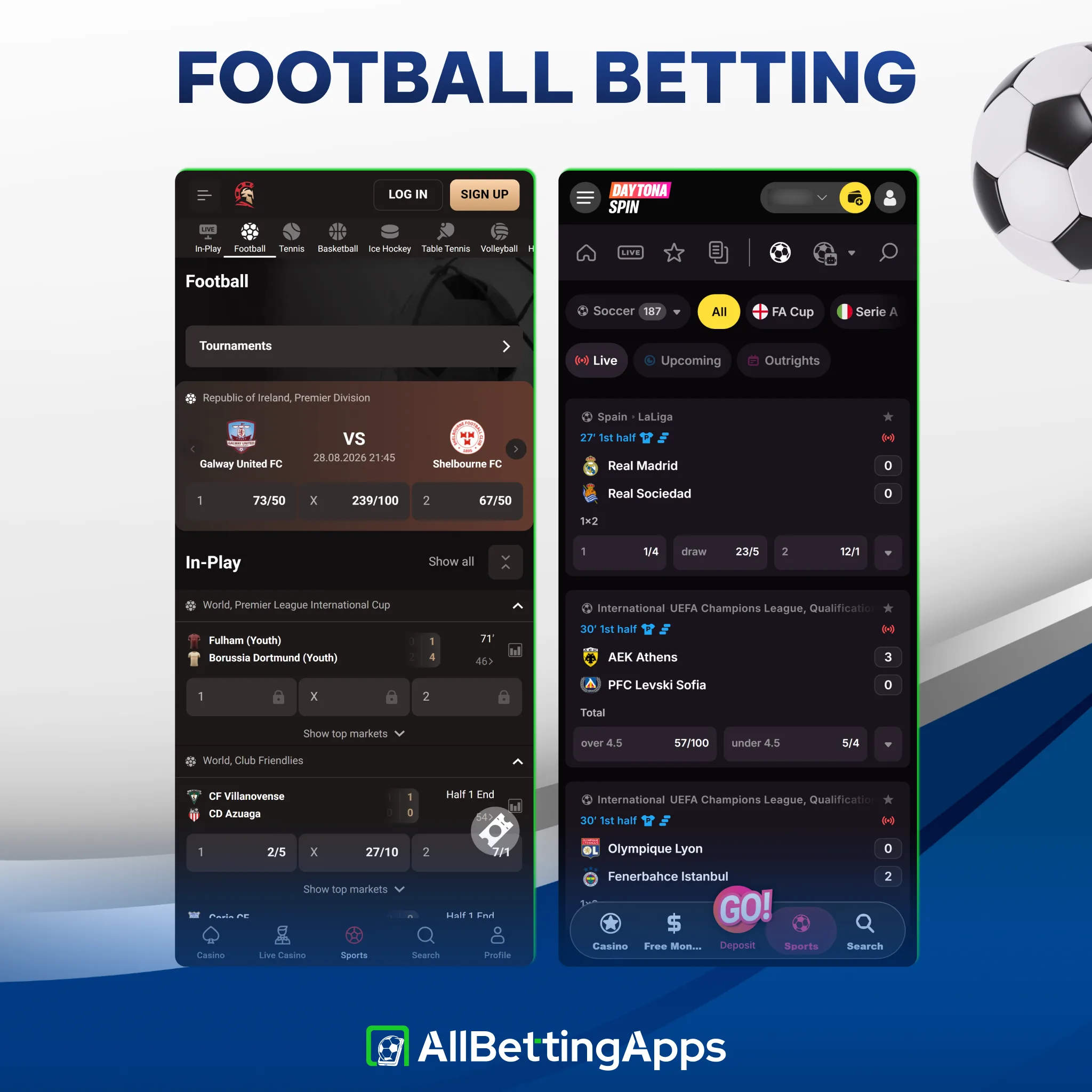 Find top football betting platforms recommended by allbettingapps.