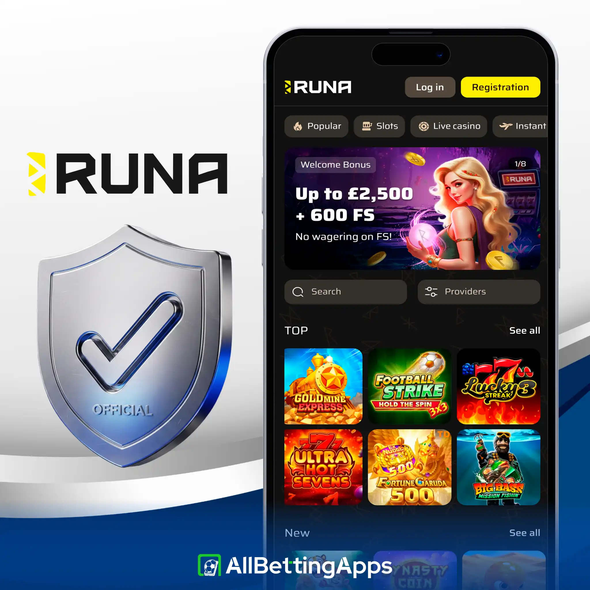 Verify official app authenticity and security permissions on Runa.