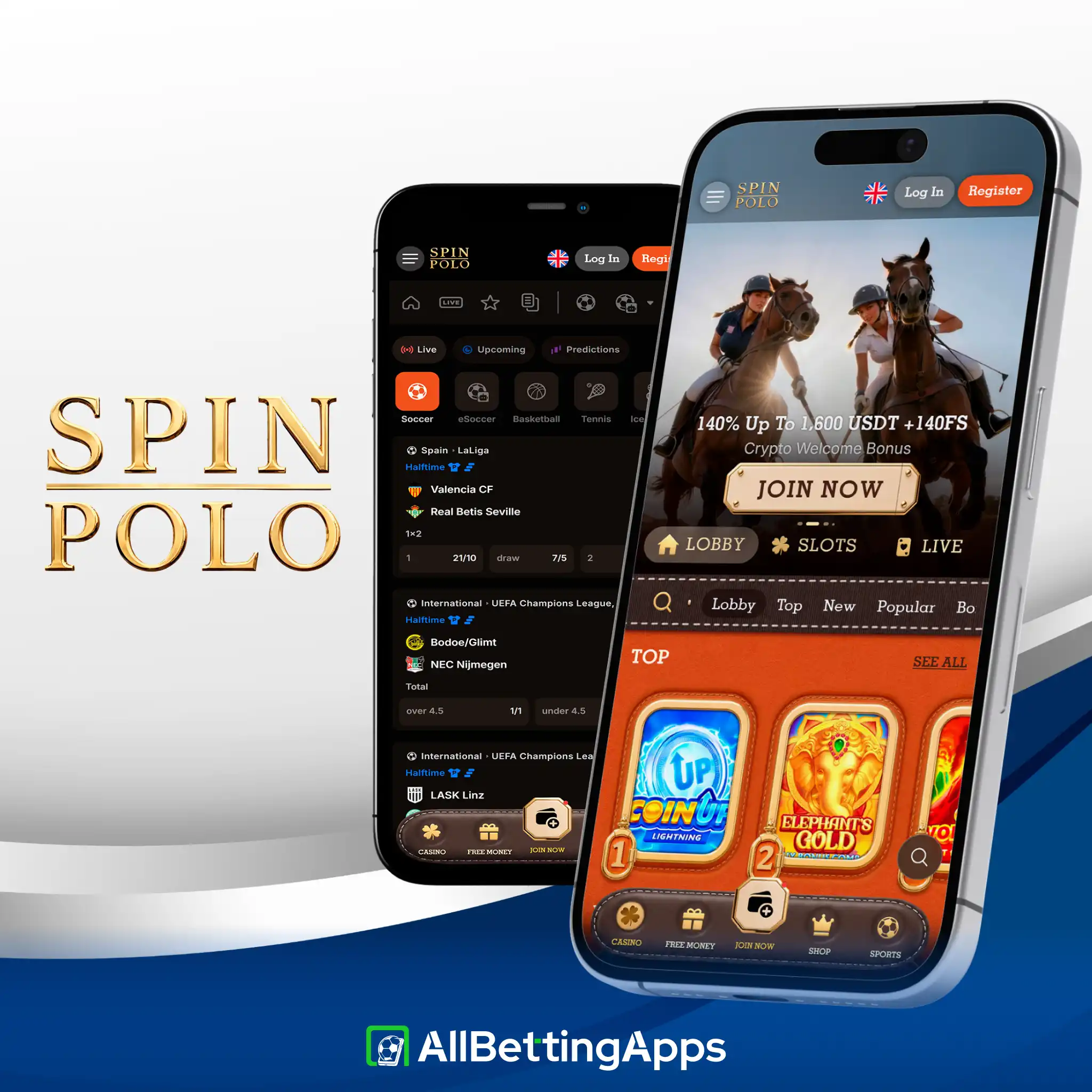Play web app directly without native store downloads on Spinpolo.