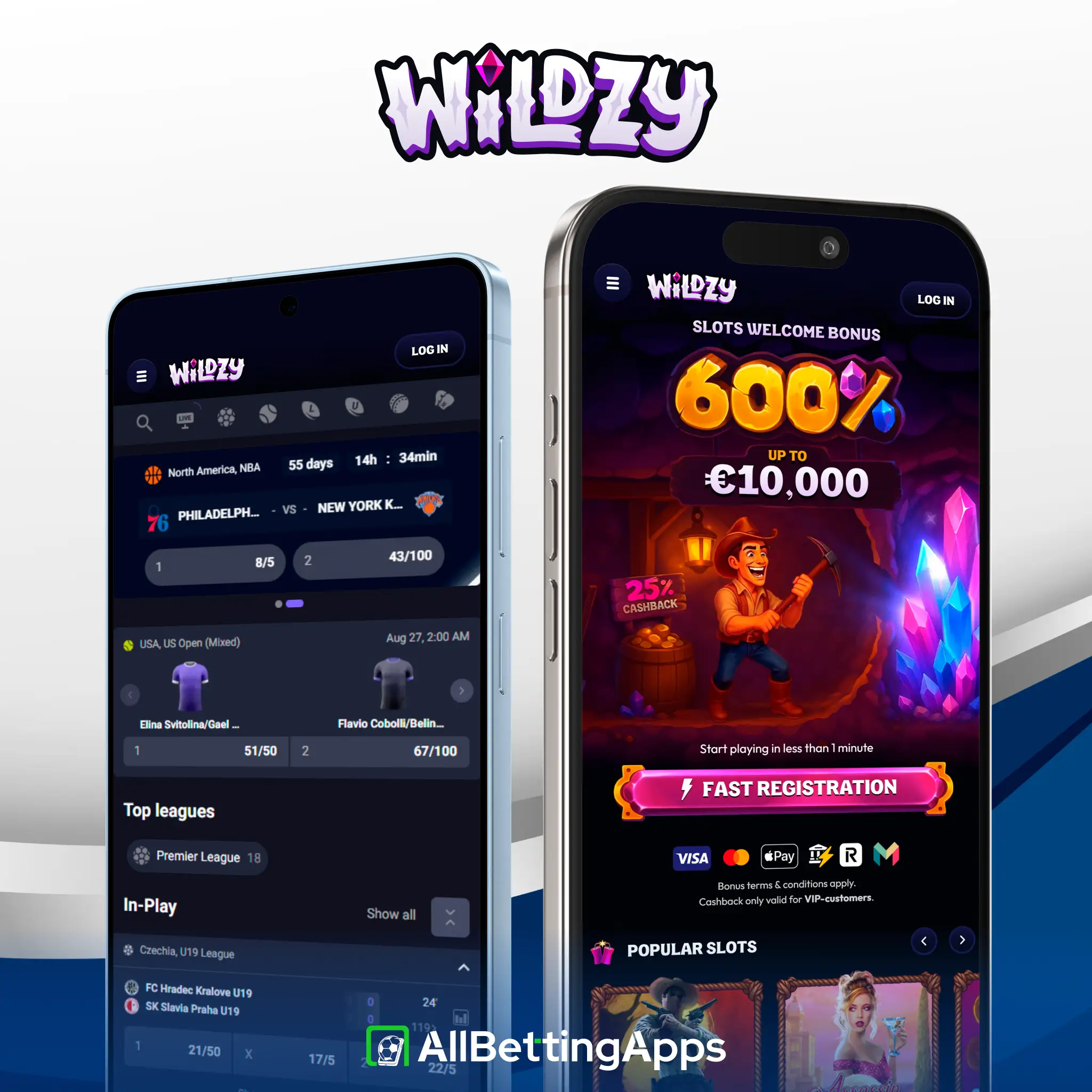 Access the web app directly without native store downloads on Wildzy.