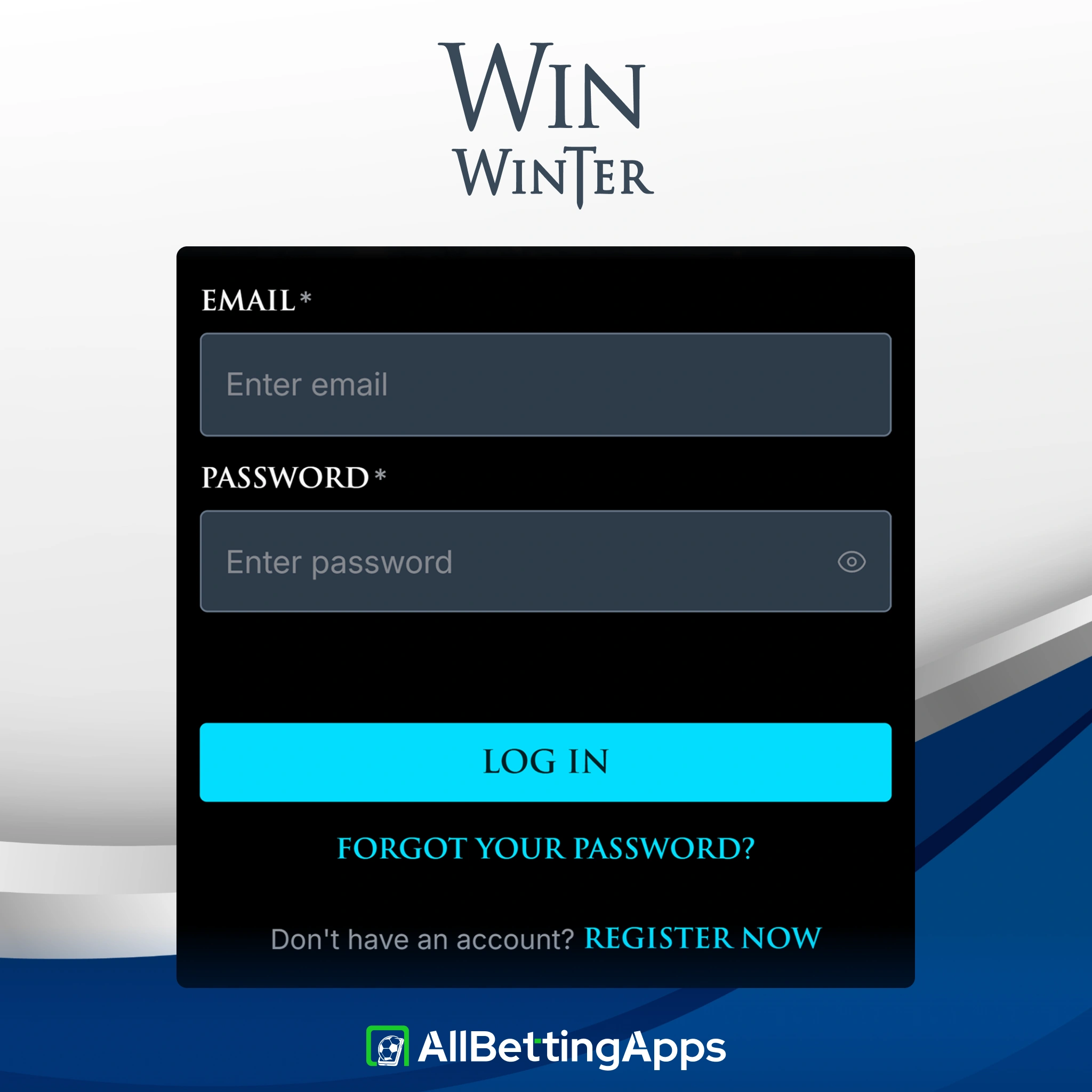 Create a new account or log into your WinWinter profile.