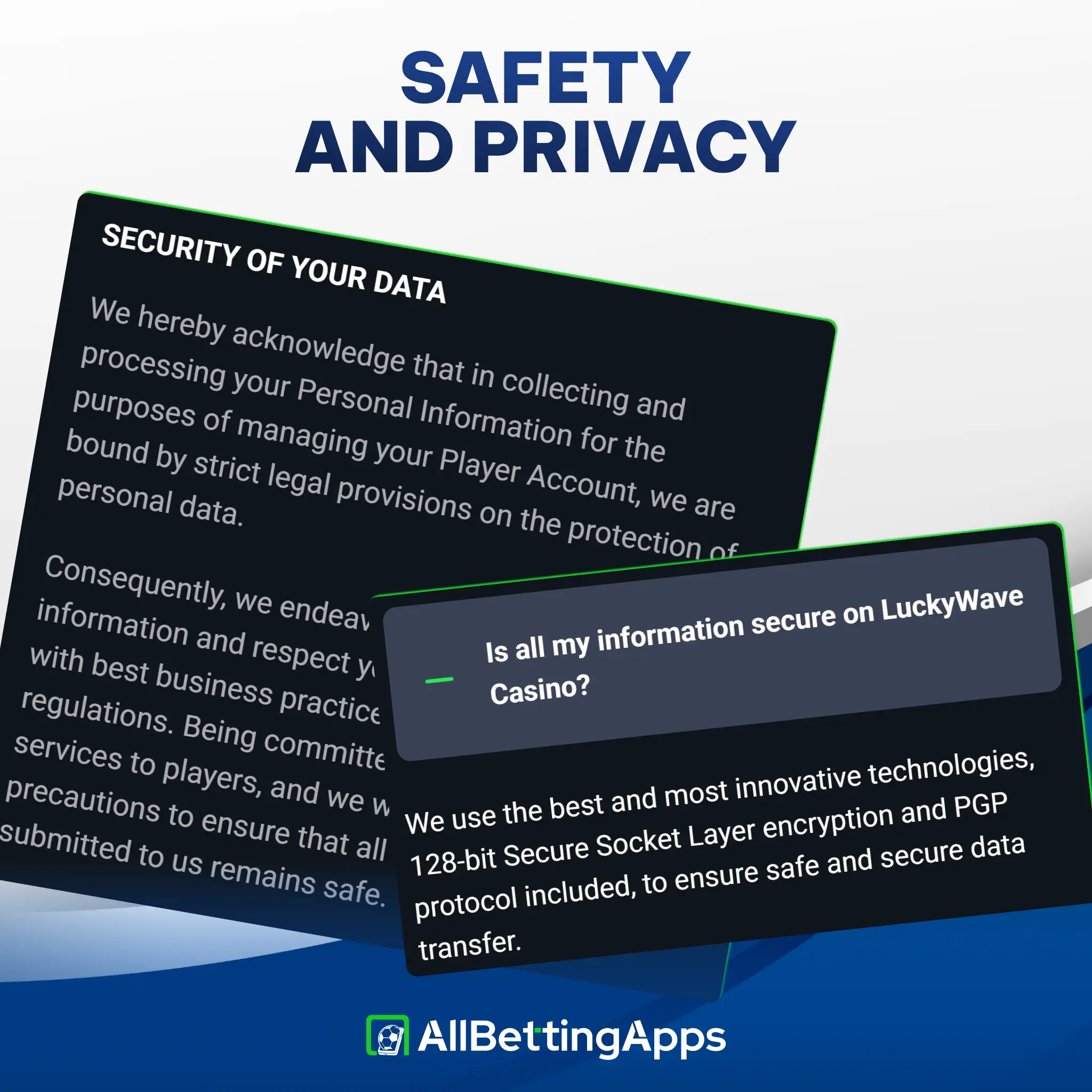 Review banking privacy and security standards on allbettingapps.