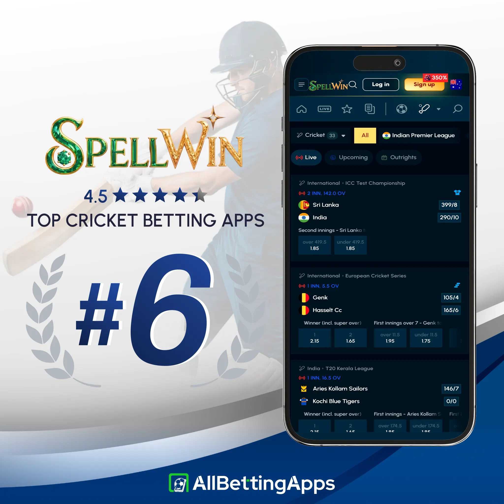 Explore SpellWin cricket odds and mobile features on allbettingapps.