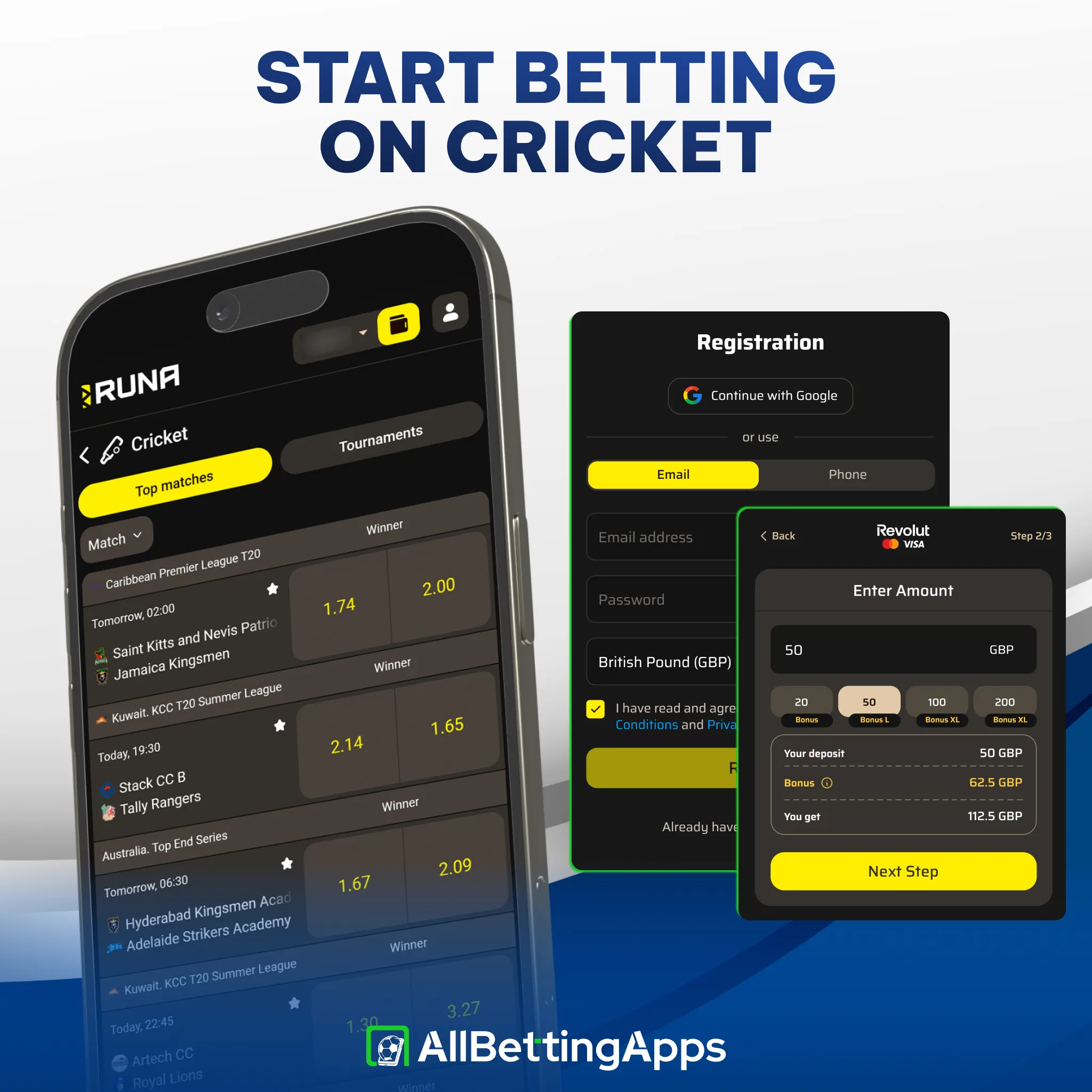 Follow the step-by-step instructions for cricket betting on the allbettingapps.