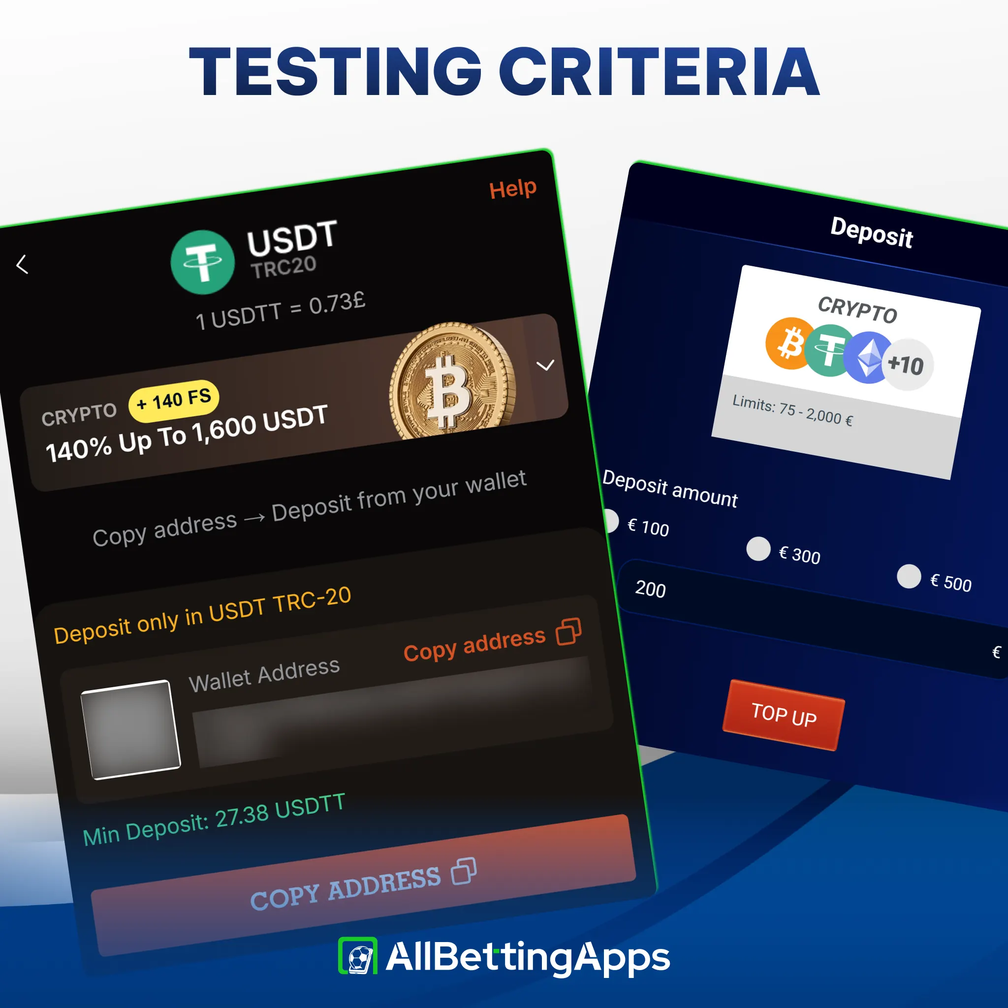 Learn how crypto cashier systems were tested on allbettingapps.