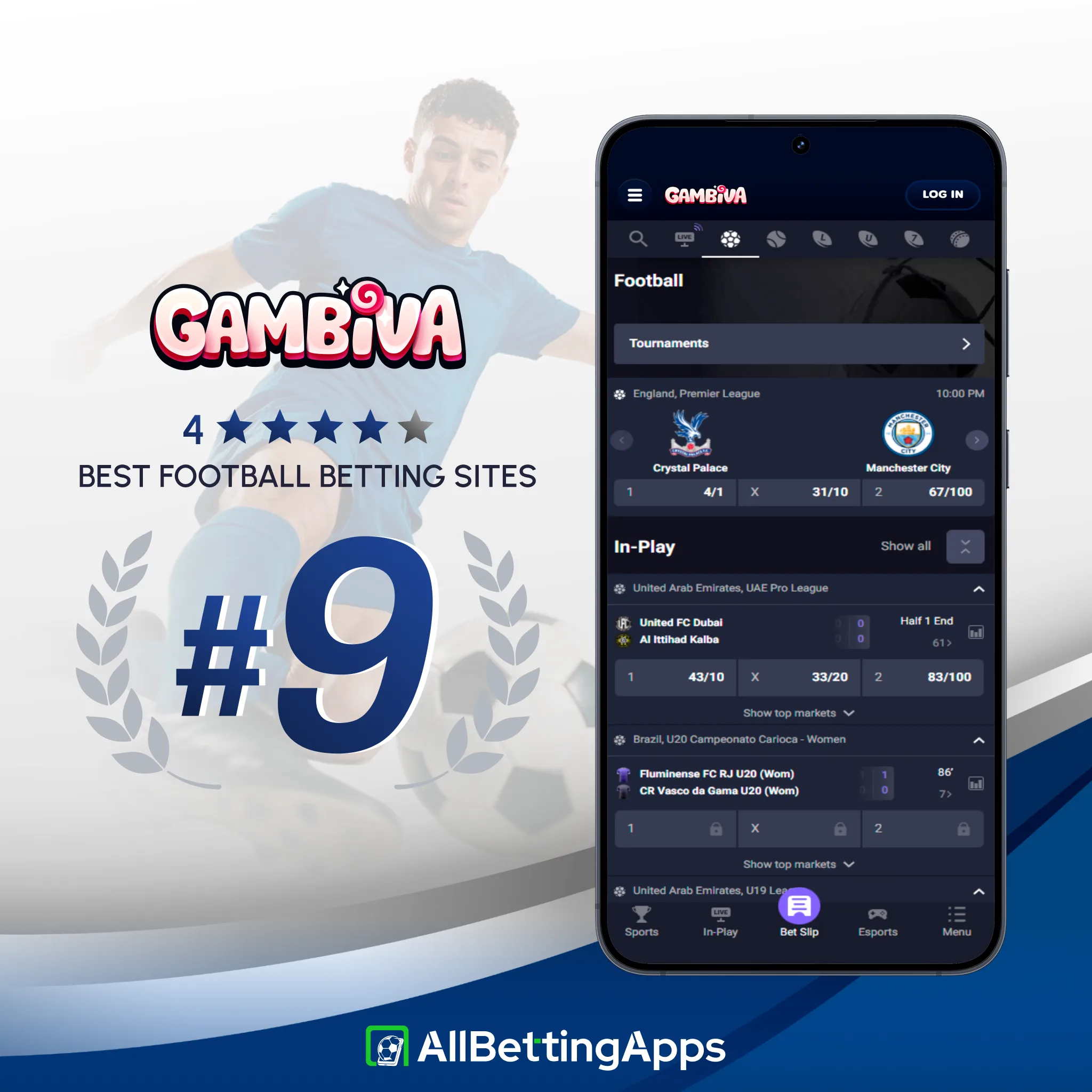 Discover Gambiva football sportsbook features evaluated on allbettingapps.