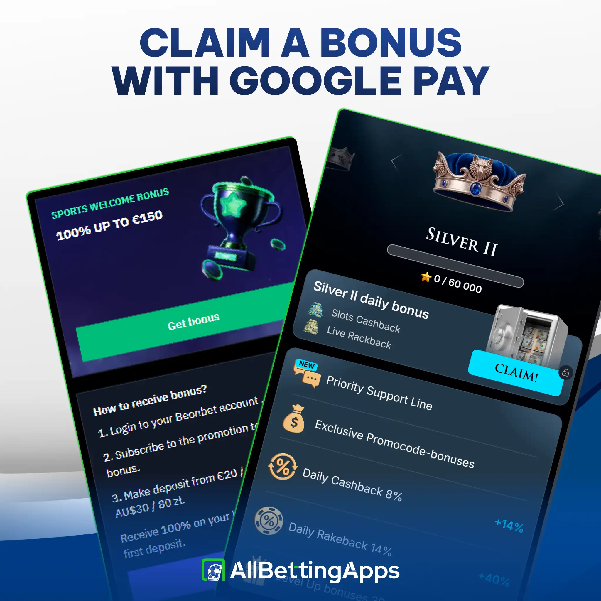 Unlock exclusive betting bonuses with Google Pay via allbettingapps.