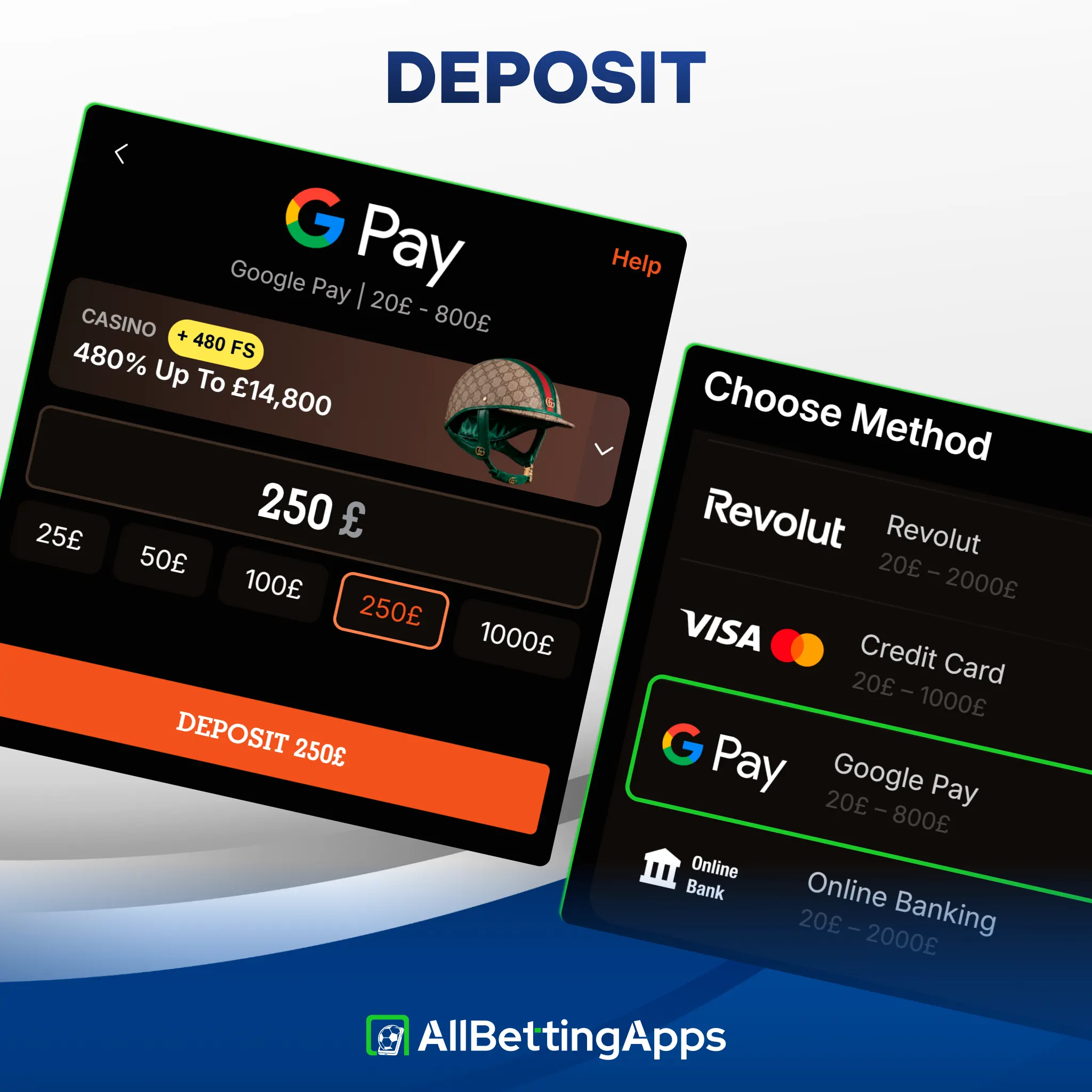 Check deposit-only Google Pay betting restrictions on allbettingapps.