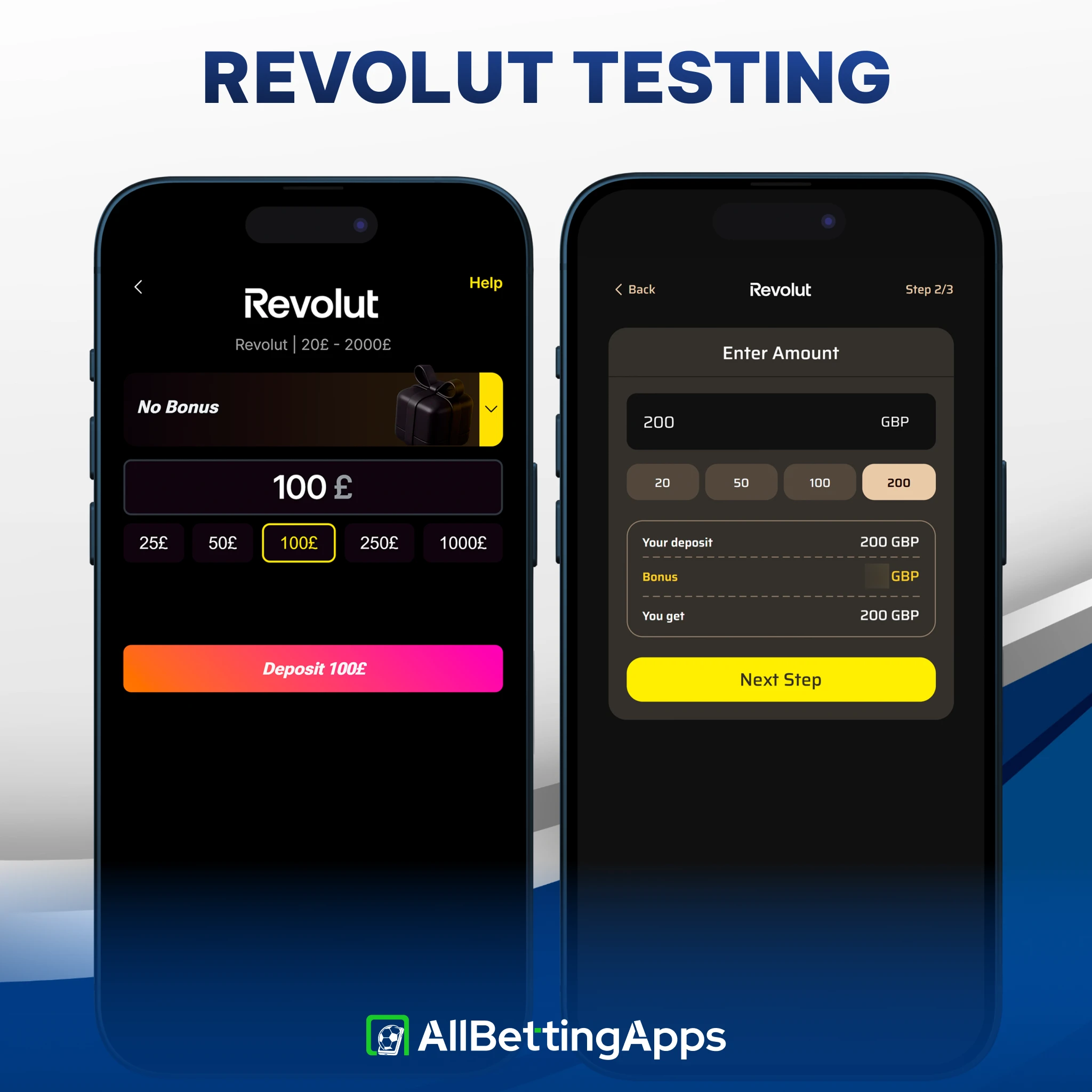 Learn how Revolut betting apps were tested on allbettingapps.